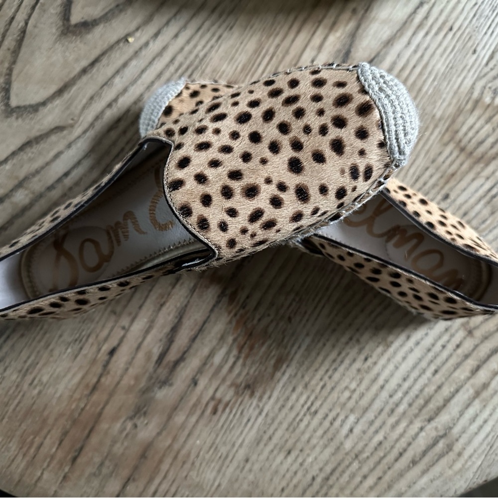 NEW Sam Edelman animal espadrilles